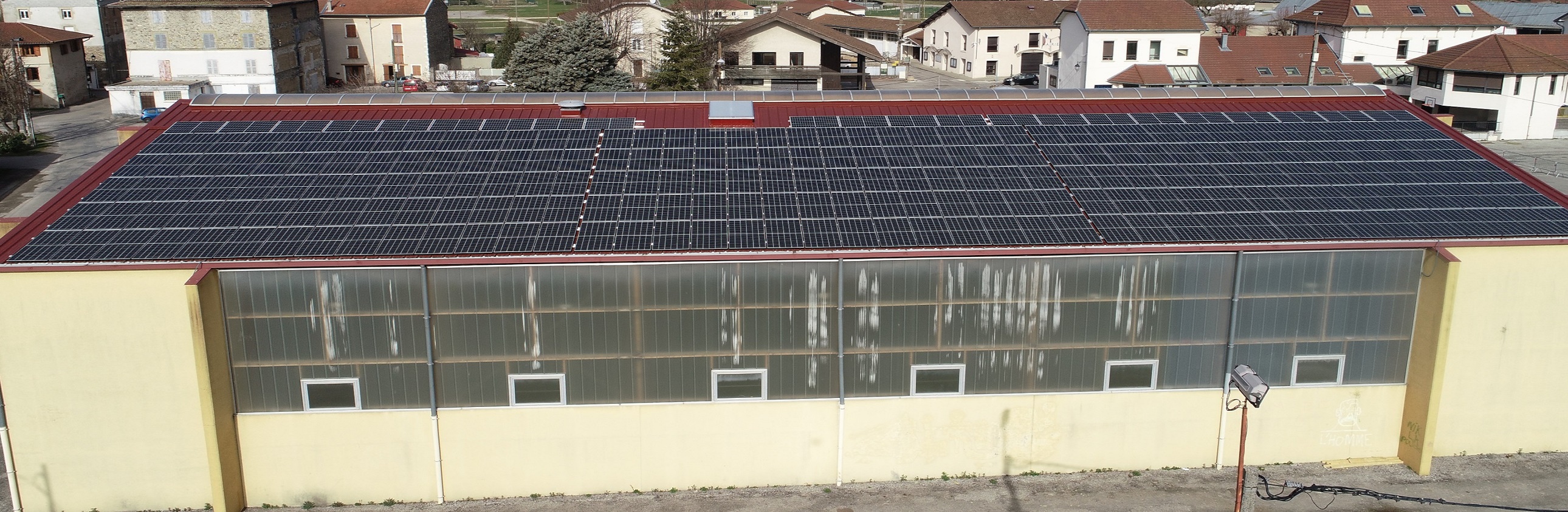 Centrale photovoltaïque gymnase de Beaucroissant