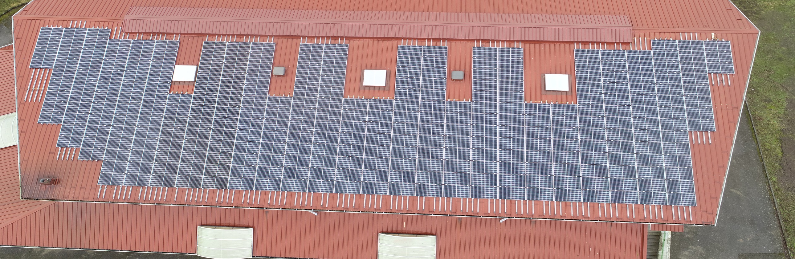Centrale photovoltaïque gymnase d'Oyeu-Burcin