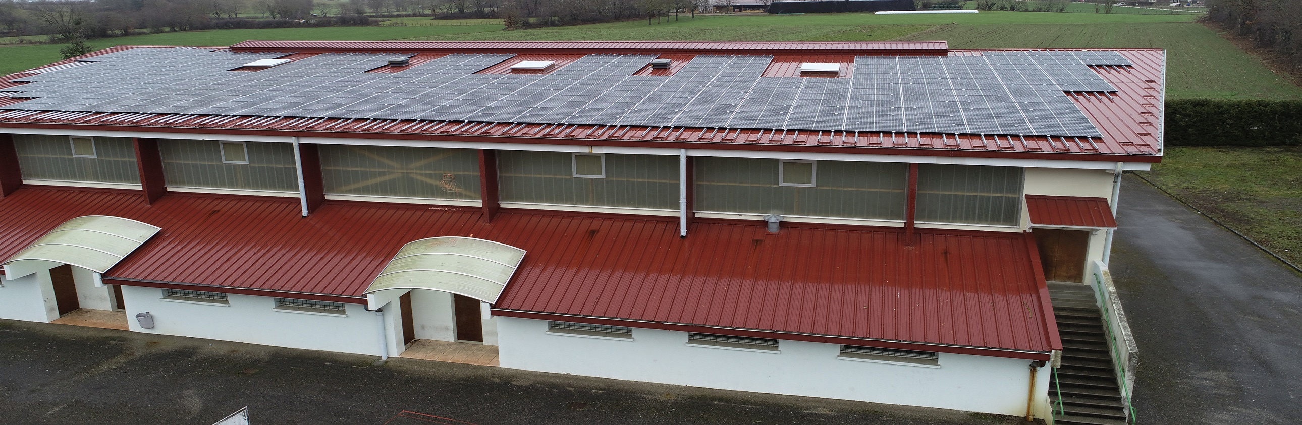 Centrale photovoltaïque gymnase d'Oyeu-Burcin